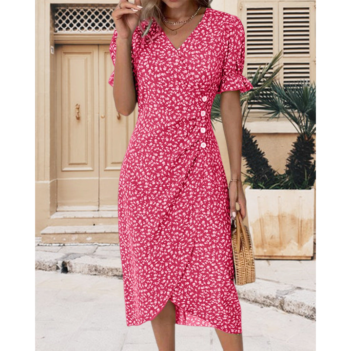 Floryn™ | Flattering Wrap Dress