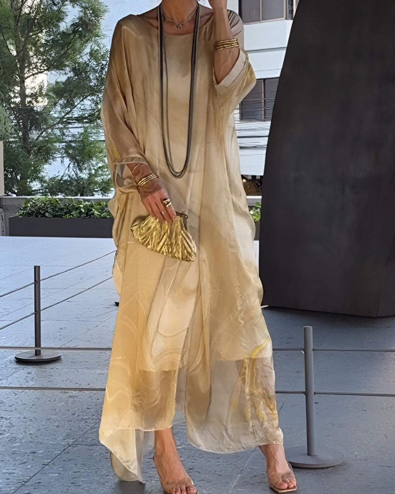 SOREA™ | Elegant Chiffon Dress