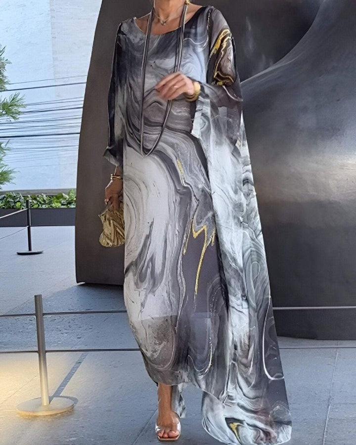 SOREA™ | Elegant Chiffon Dress