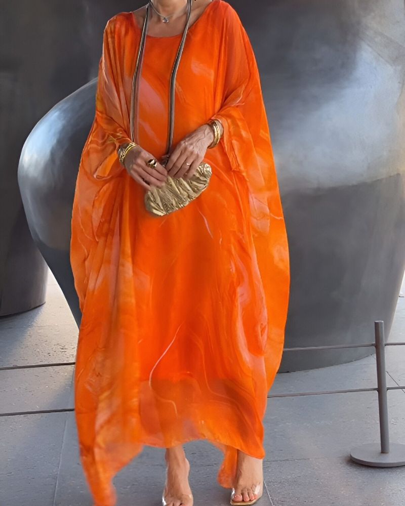 SOREA™ | Elegant Chiffon Dress