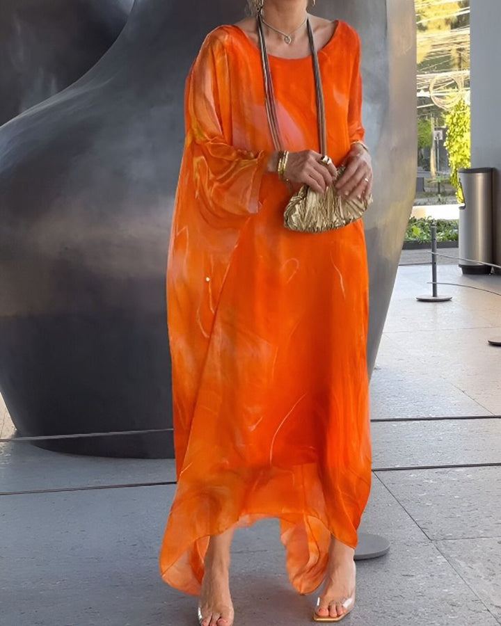SOREA™ | Elegant Chiffon Dress