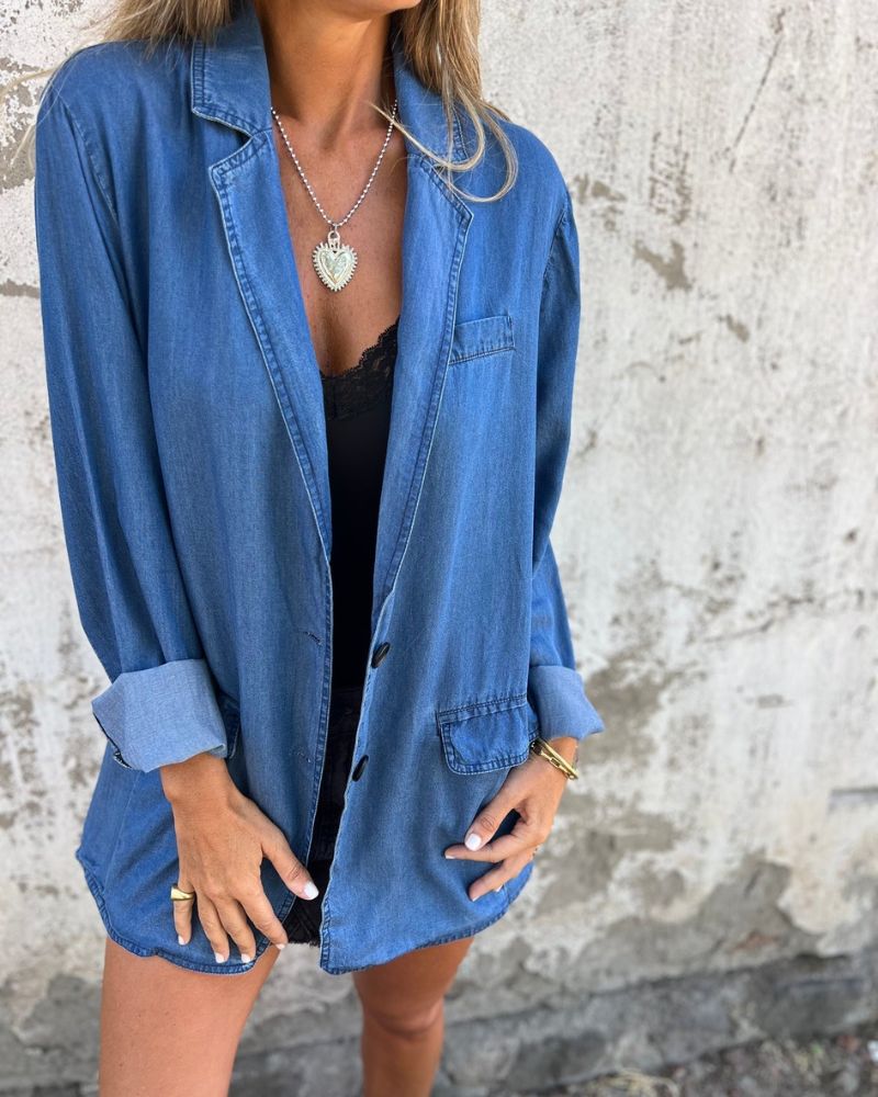 Charlotte | Casual Denim Blazer
