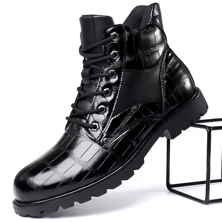 Rendell™ l- Exclusive crocodile leather boots