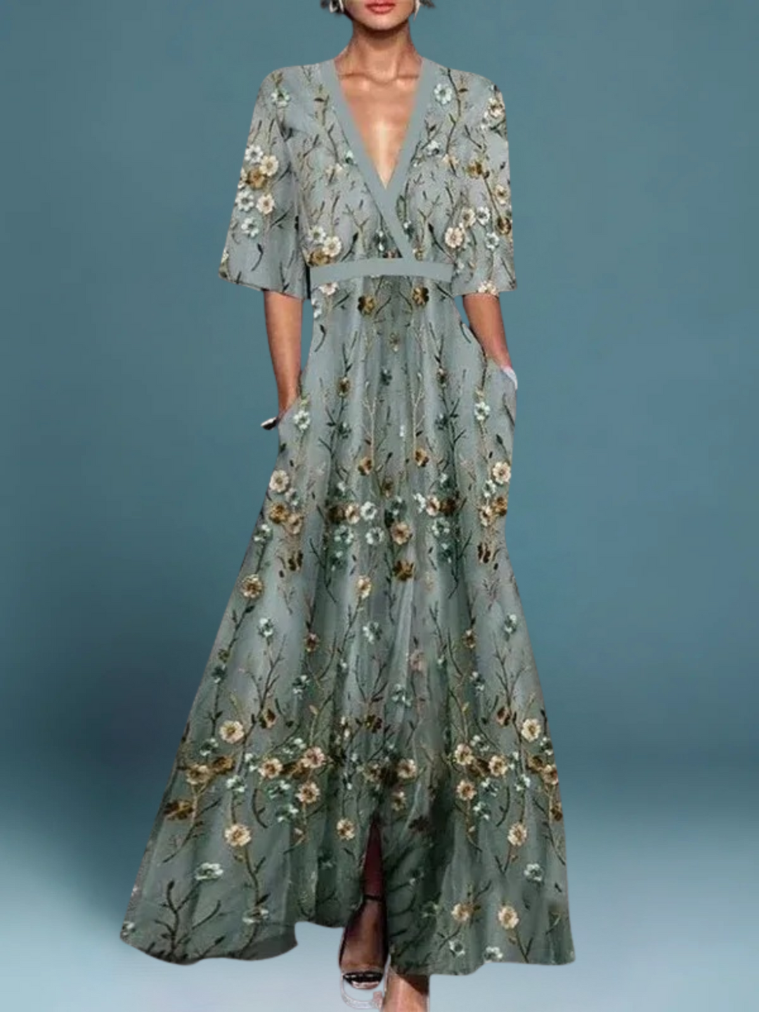 Marie™ | Elegant Floral Dress