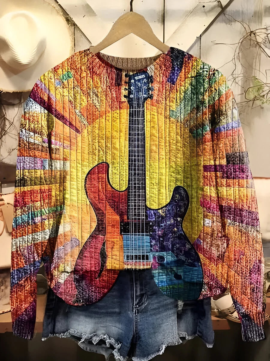 Tanja ™ |-Colorful Boho Style Sweatshirt