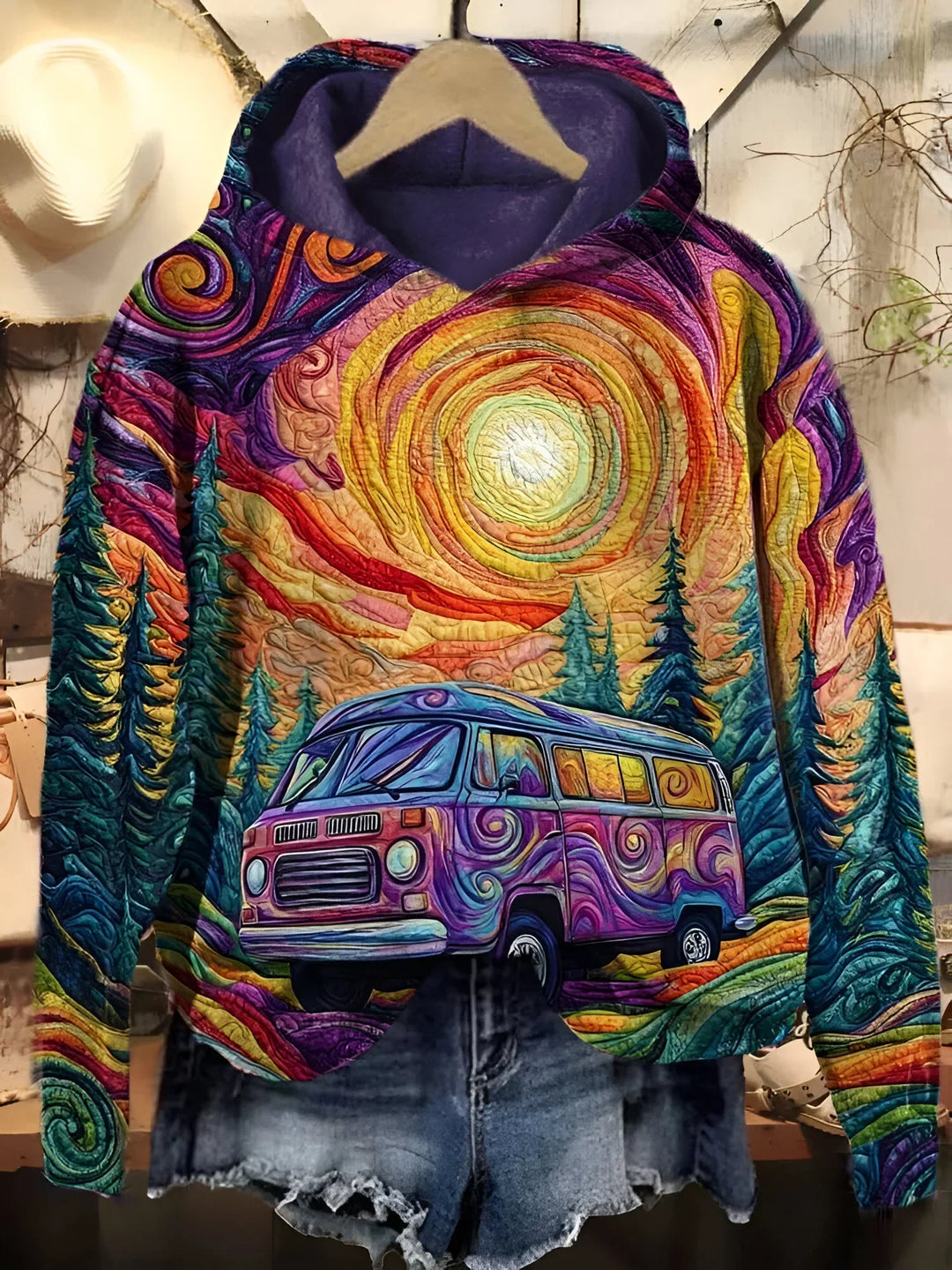 Mariska™ | - Retro Roadtrip Hoodie