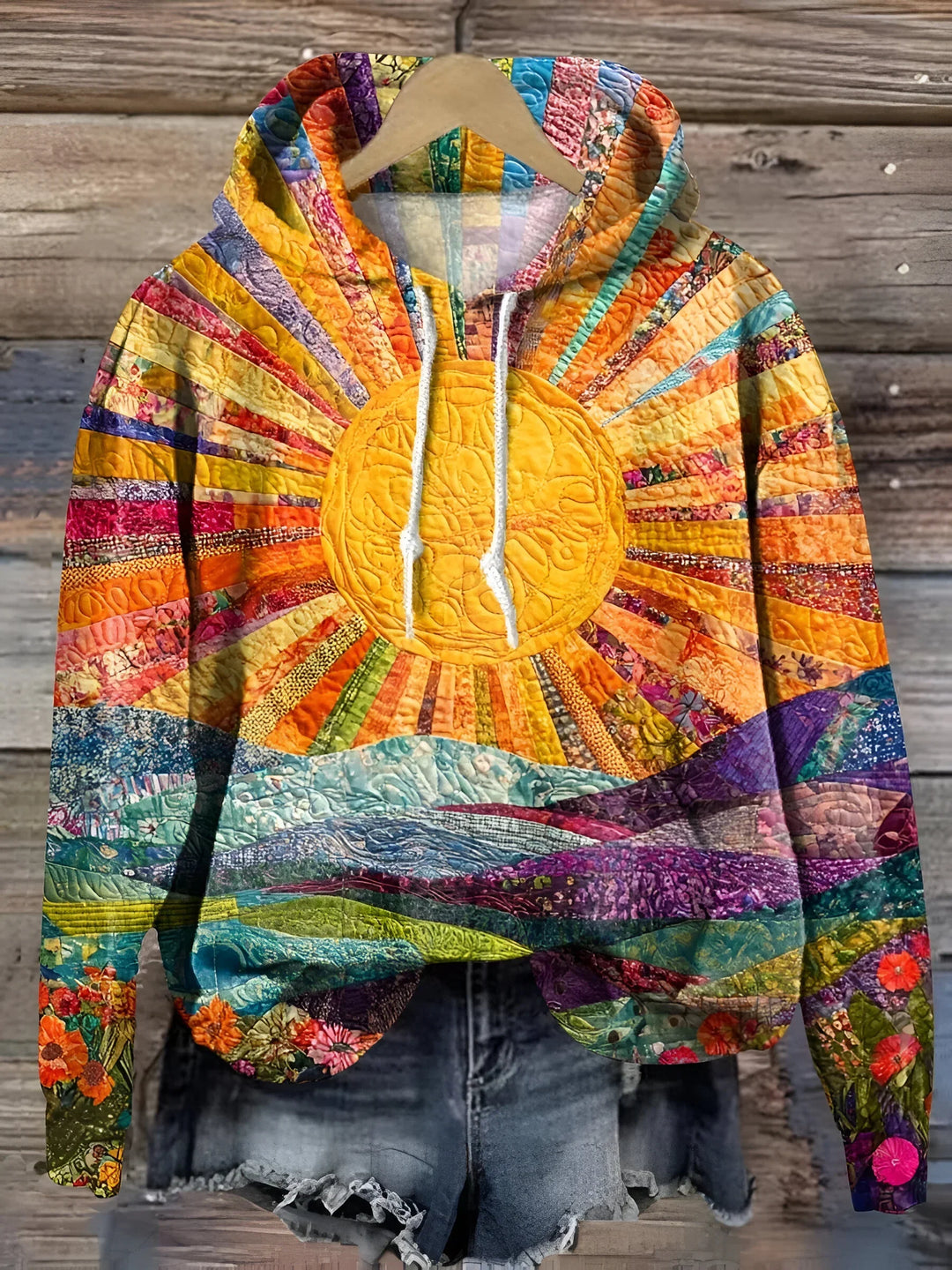 Clara™ | - Colorful Sunrise Hoodie