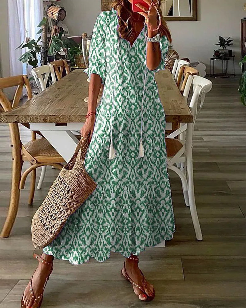 Dianna™l  - Boho Tummy Coverage Dress