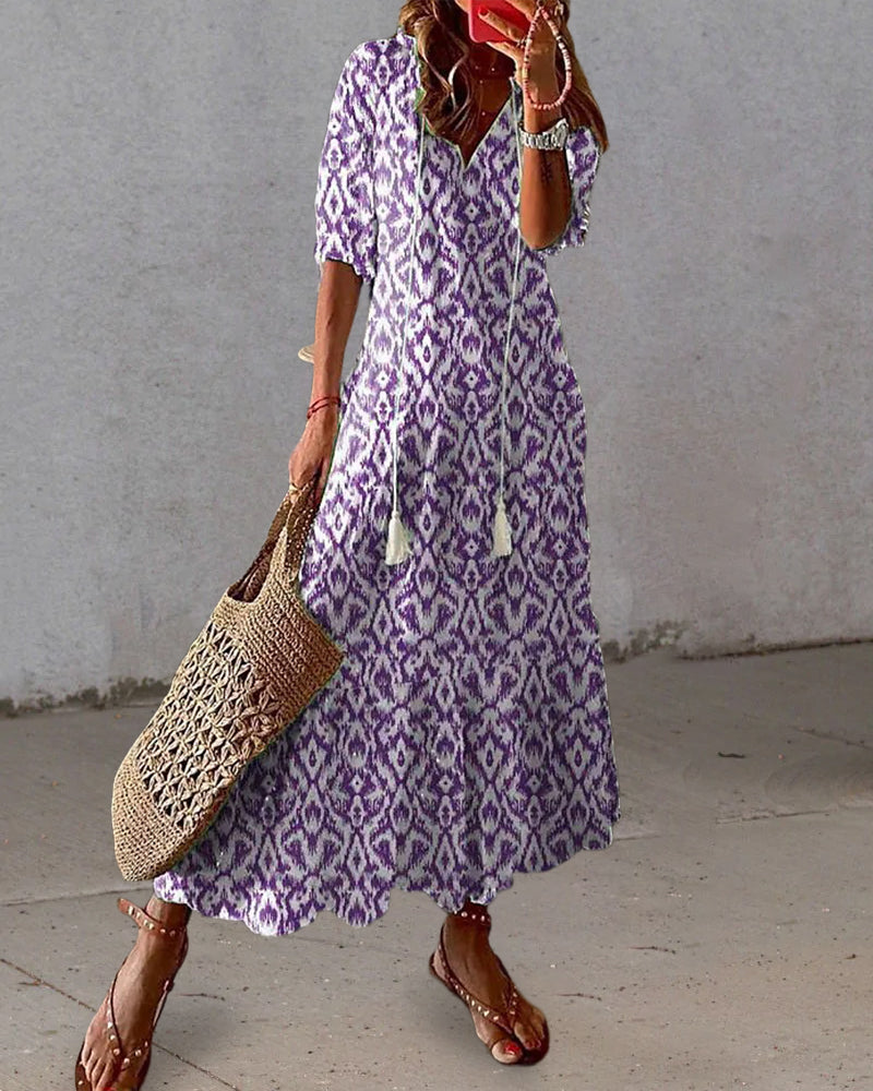 Dianna™l  - Boho Tummy Coverage Dress