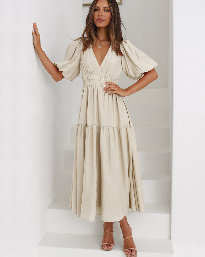 Layla™l - V-Neck Flow Dress