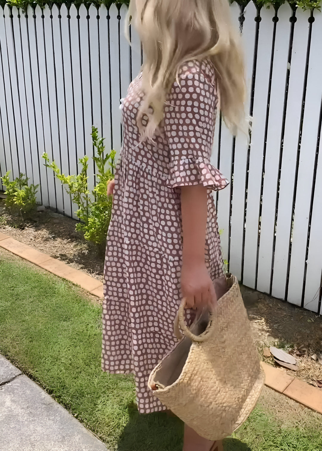 Zora™  | Sable Short-Sleeve Midi Dress