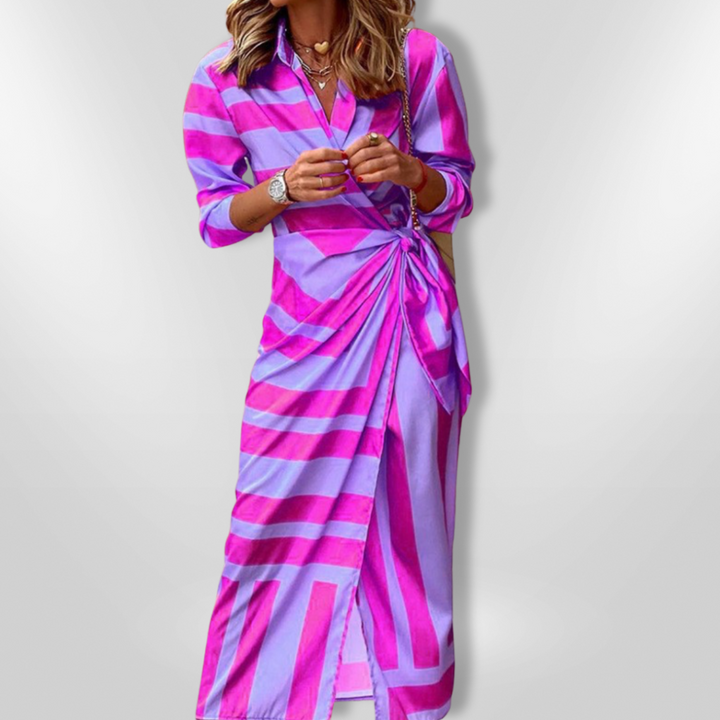 SOLANA™ | Printed Wrap Dress