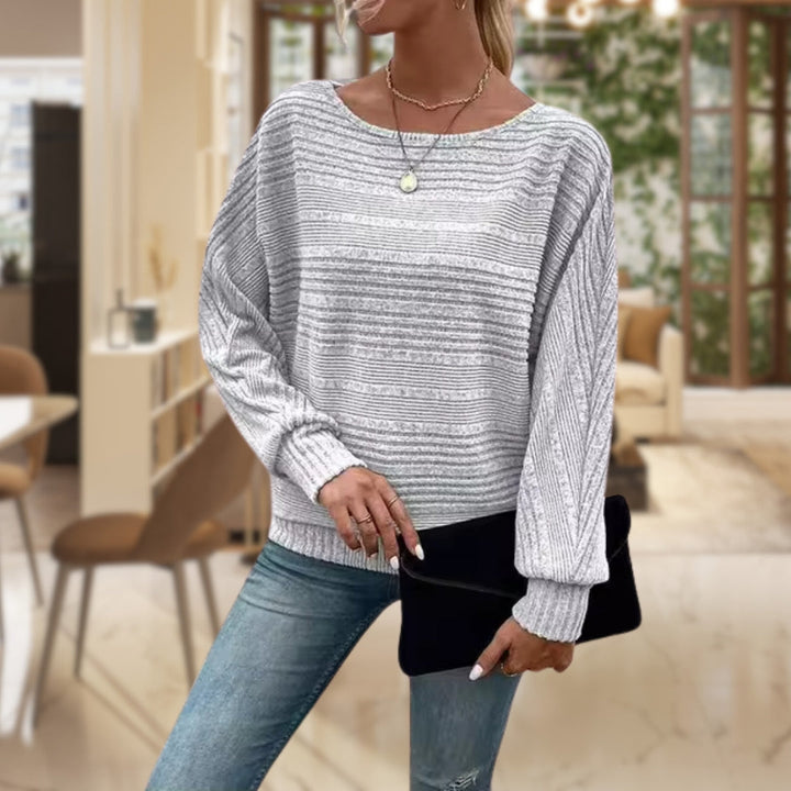 Martha™ l- Casual Chic Textured Pullover