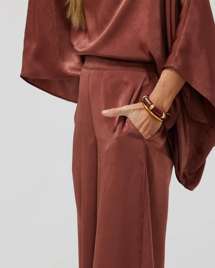 Carly™ | Fashionable Satin Top & Pants Cardigan Four-Piece Set