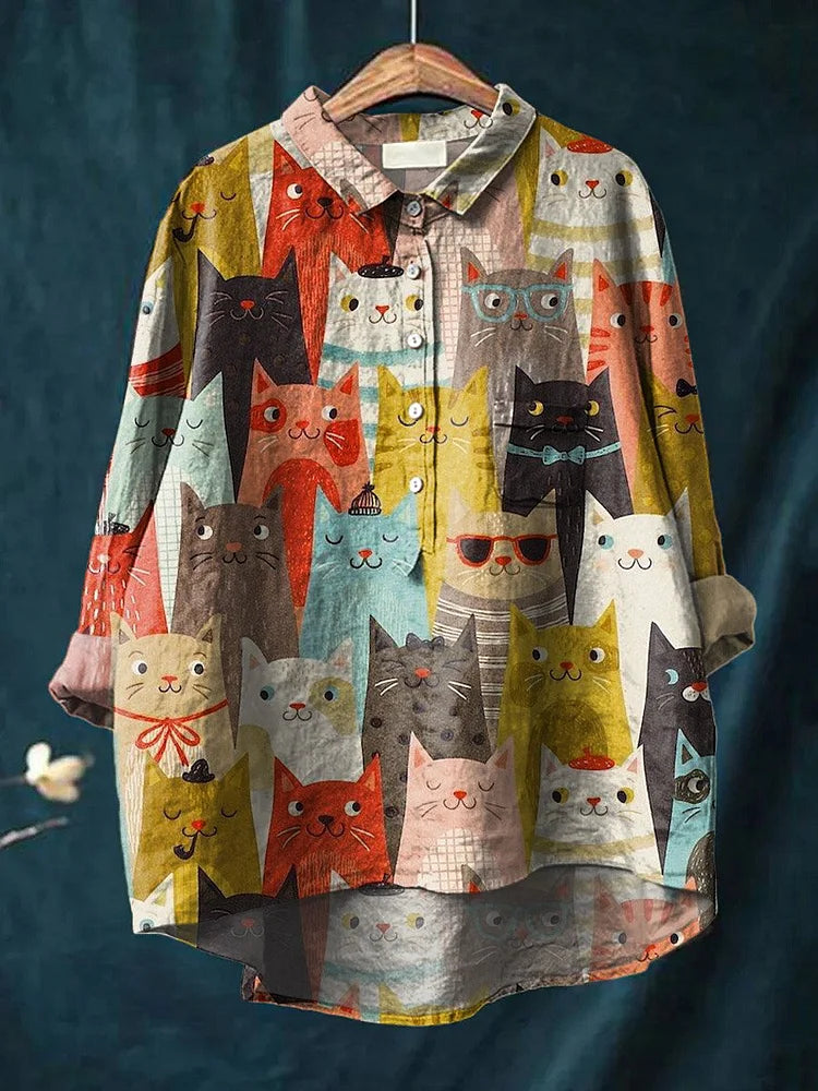 Sheila™ | Cat Art Shirt