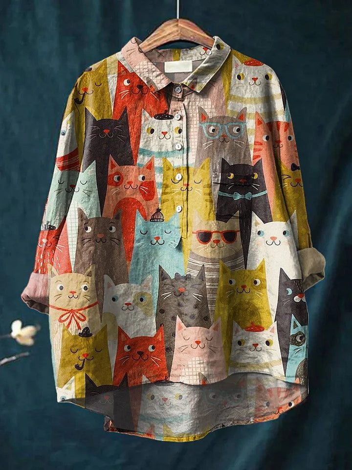 Sheila™ | Cat Art Shirt