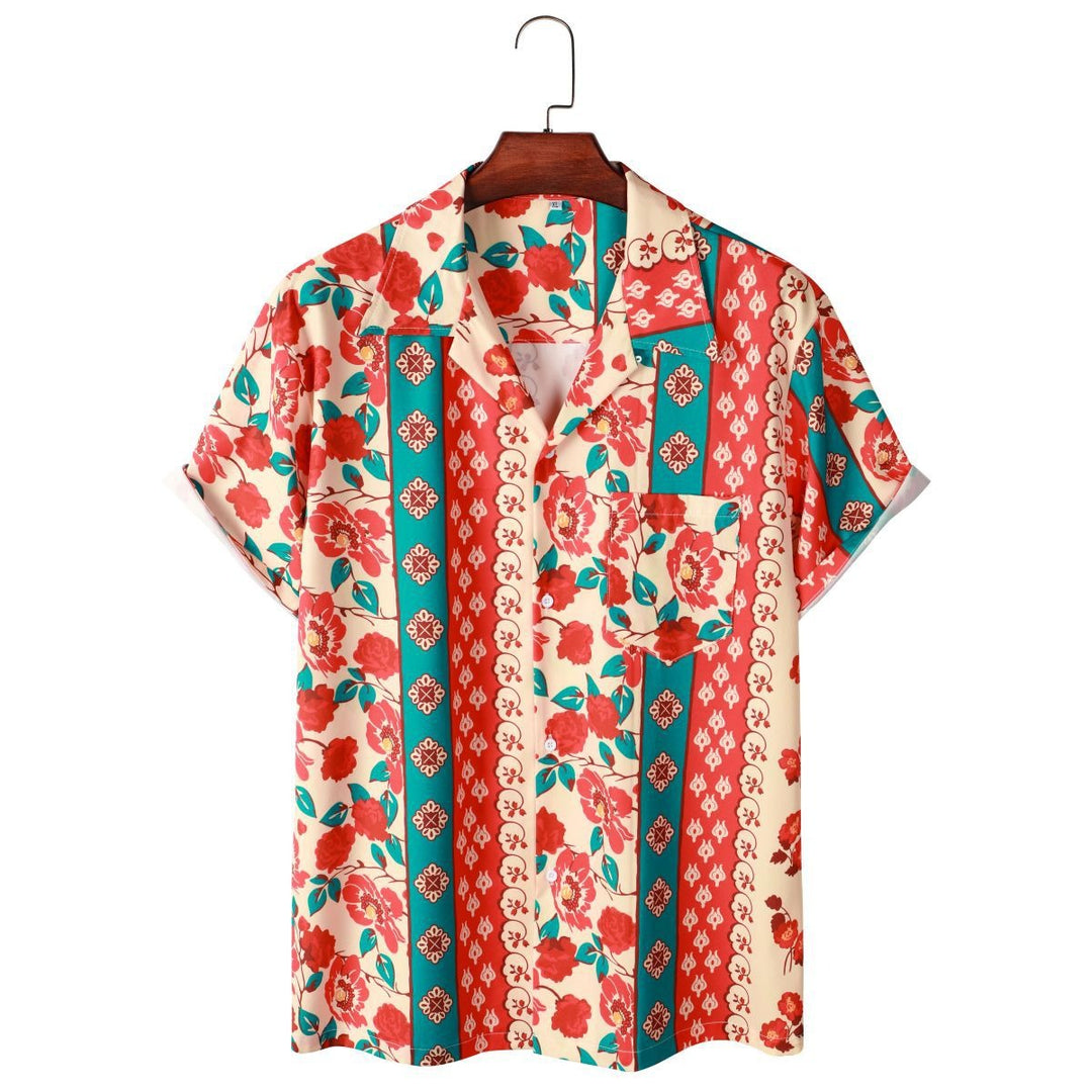 Alberto™ | Seaside Escape Short Sleeve Hawaiian Shirt