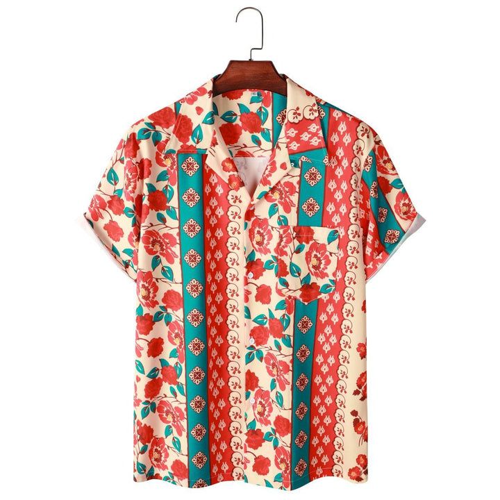 Alberto™ | Seaside Escape Short Sleeve Hawaiian Shirt