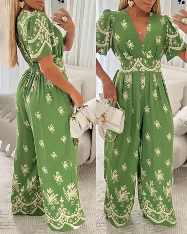 Ava | Wide Leg Jumpsuit Casual Overalls