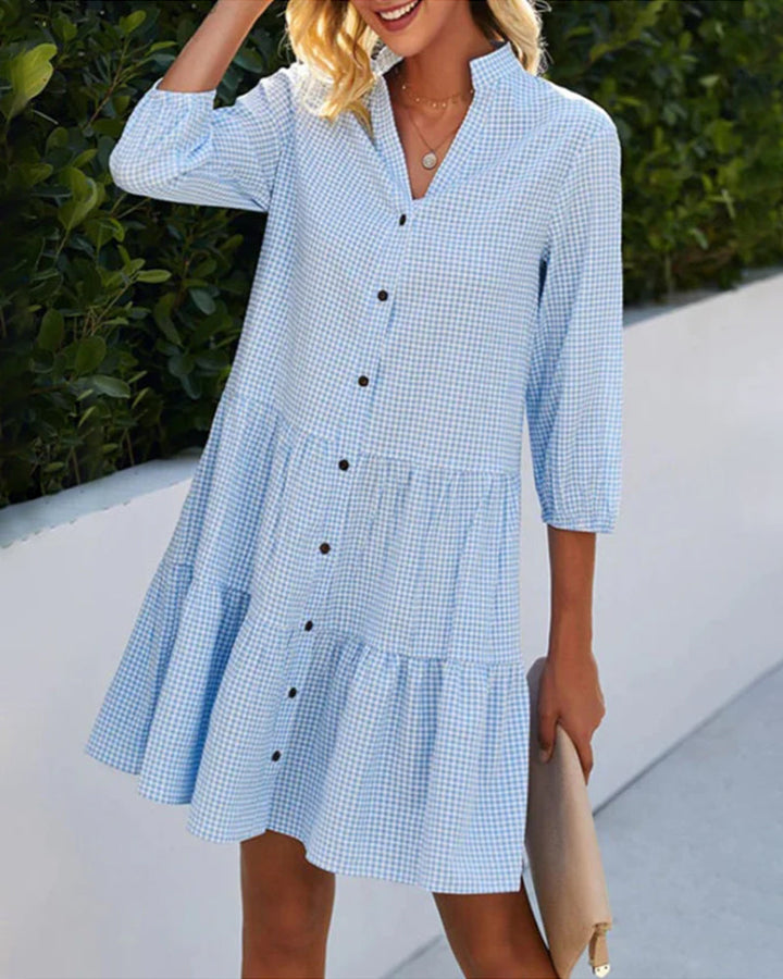 Bella ™ |- Summer Plaid Dress