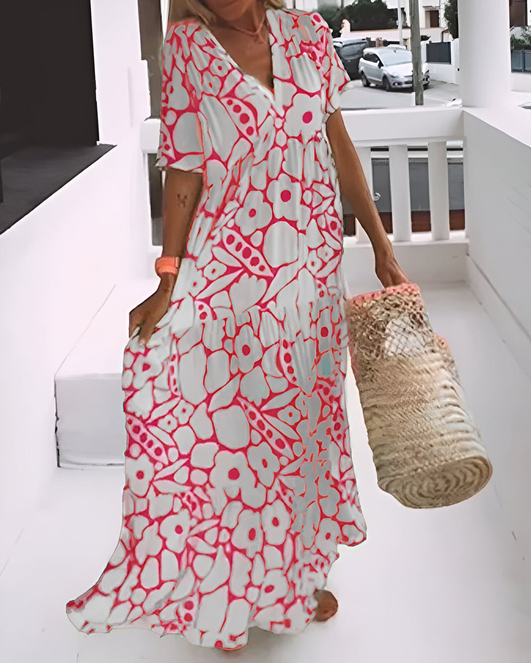 Charlotte™ | - Printed Midi Dress