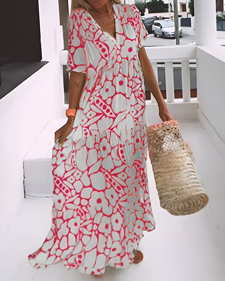 Charlotte™ | - Printed Midi Dress