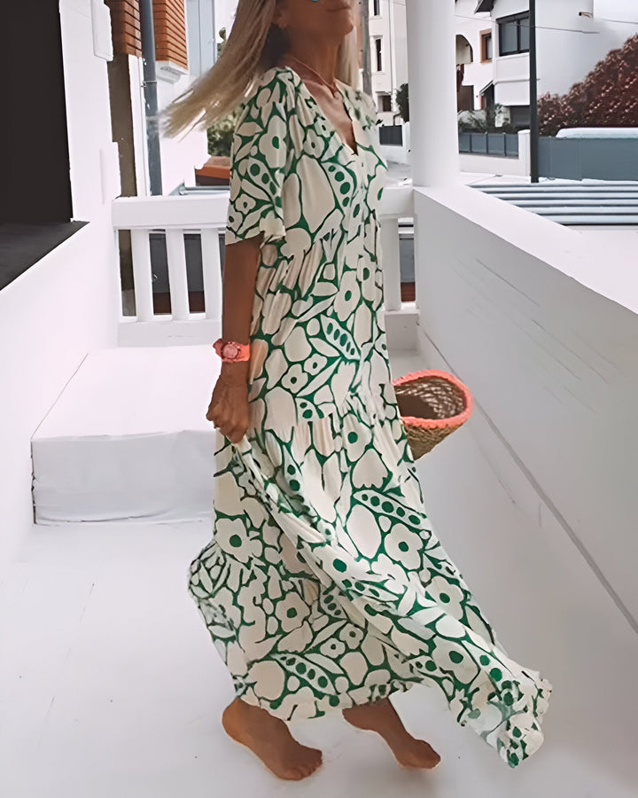 Charlotte™ | - Printed Midi Dress