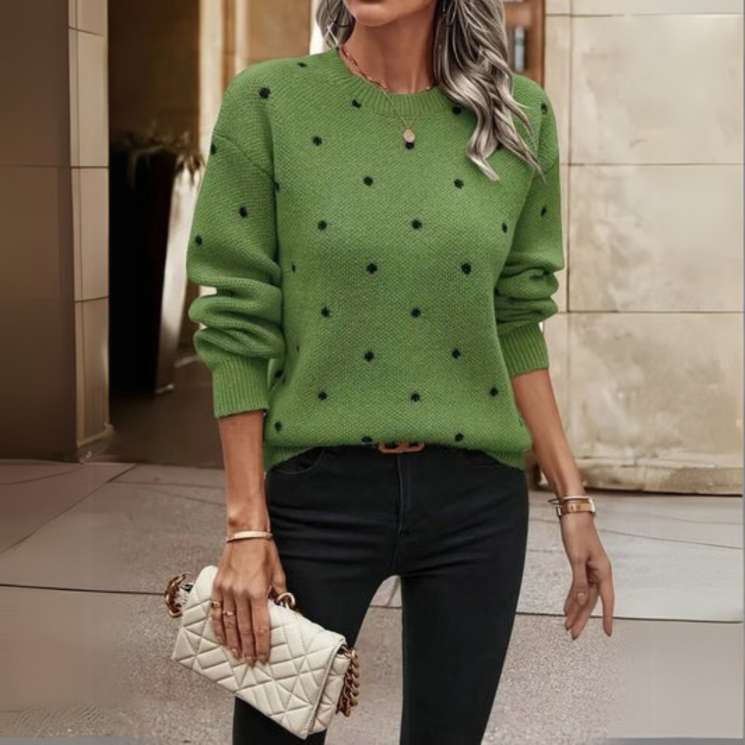 Ava™ |Polka Dot Sweater
