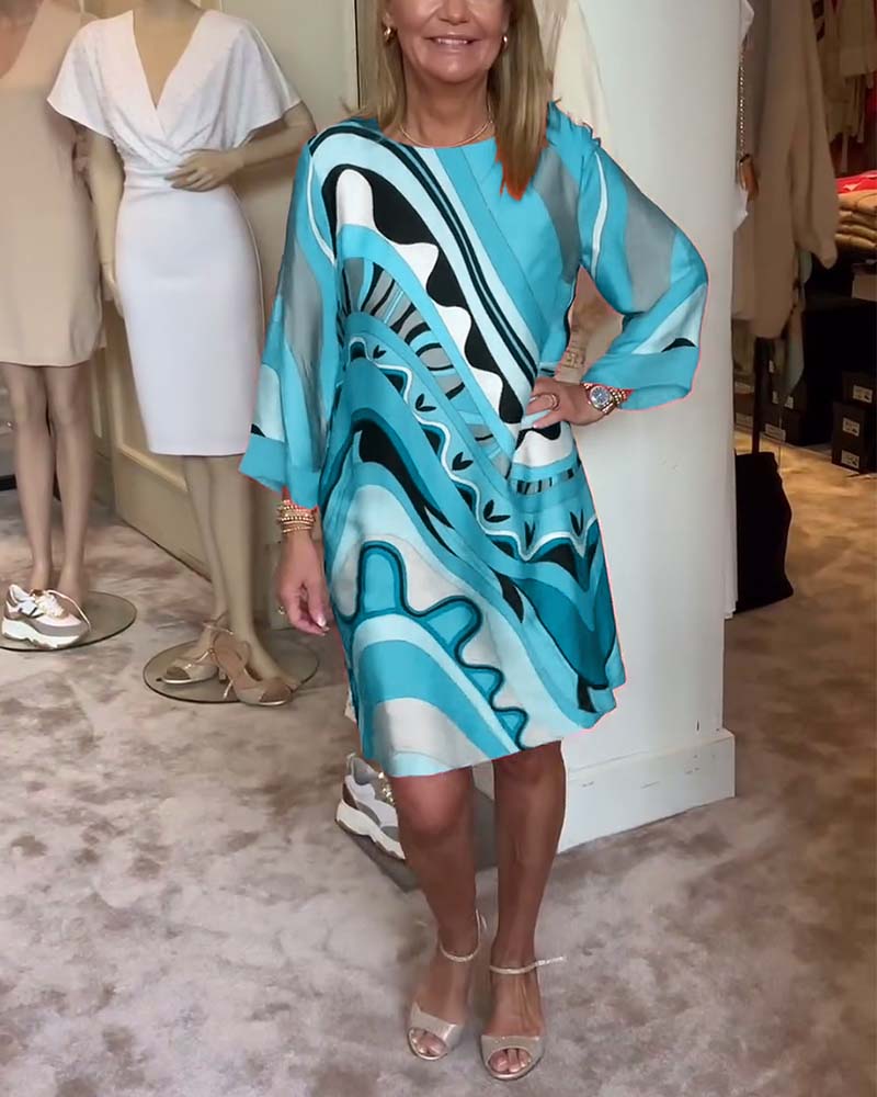 Imelda™ |  Printed Midi Dress