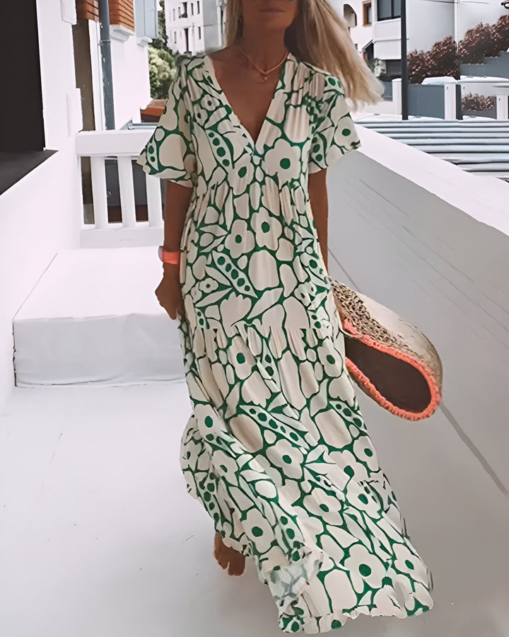 Charlotte™ | - Printed Midi Dress