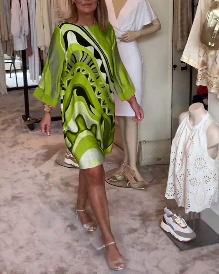 Imelda™ |  Printed Midi Dress