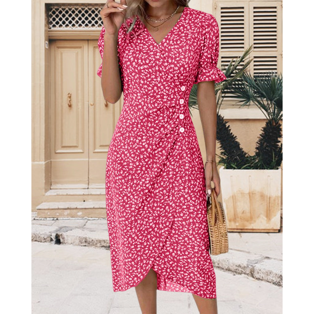 Floryn™ | Flattering Wrap Dress