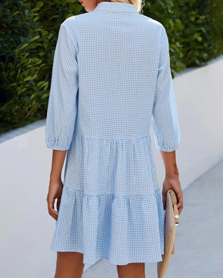 Bella ™ |- Summer Plaid Dress