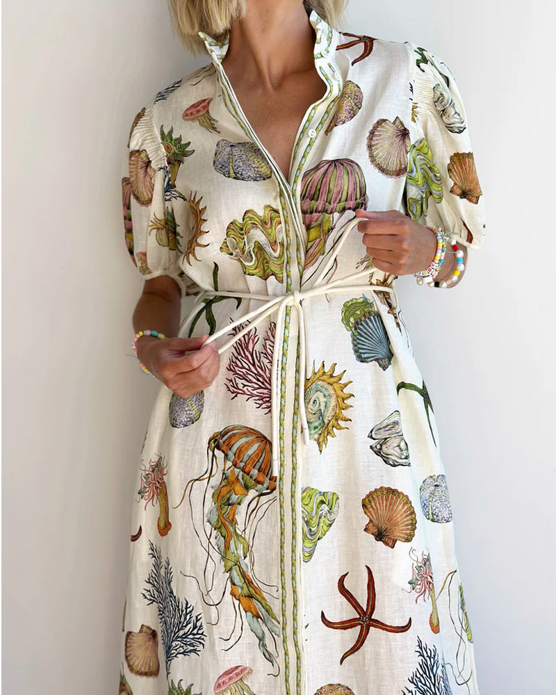 Sea™ | Midi ShirtDress