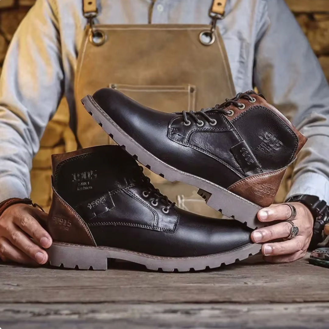Aaron™l -Vintage leather boots