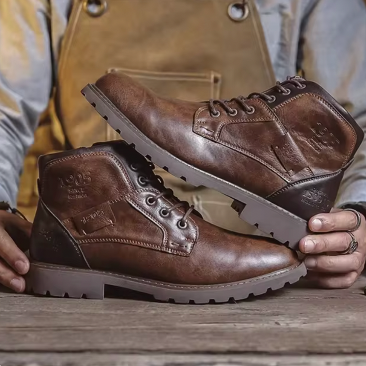 Aaron™l -Vintage leather boots