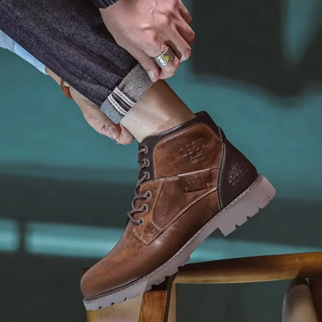 Aaron™l -Vintage leather boots