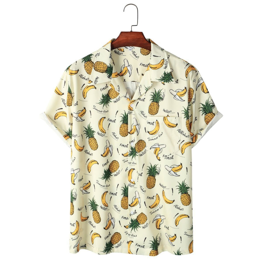 Alberto™ | Seaside Escape Short Sleeve Hawaiian Shirt