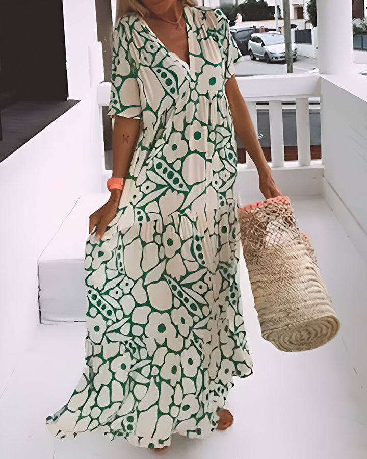 Charlotte™ | - Printed Midi Dress