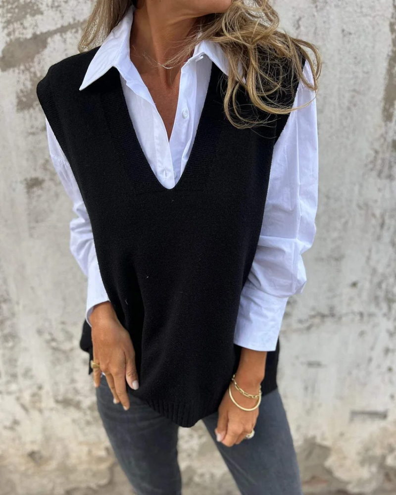 NUSA™ | Knit Sweater Vest