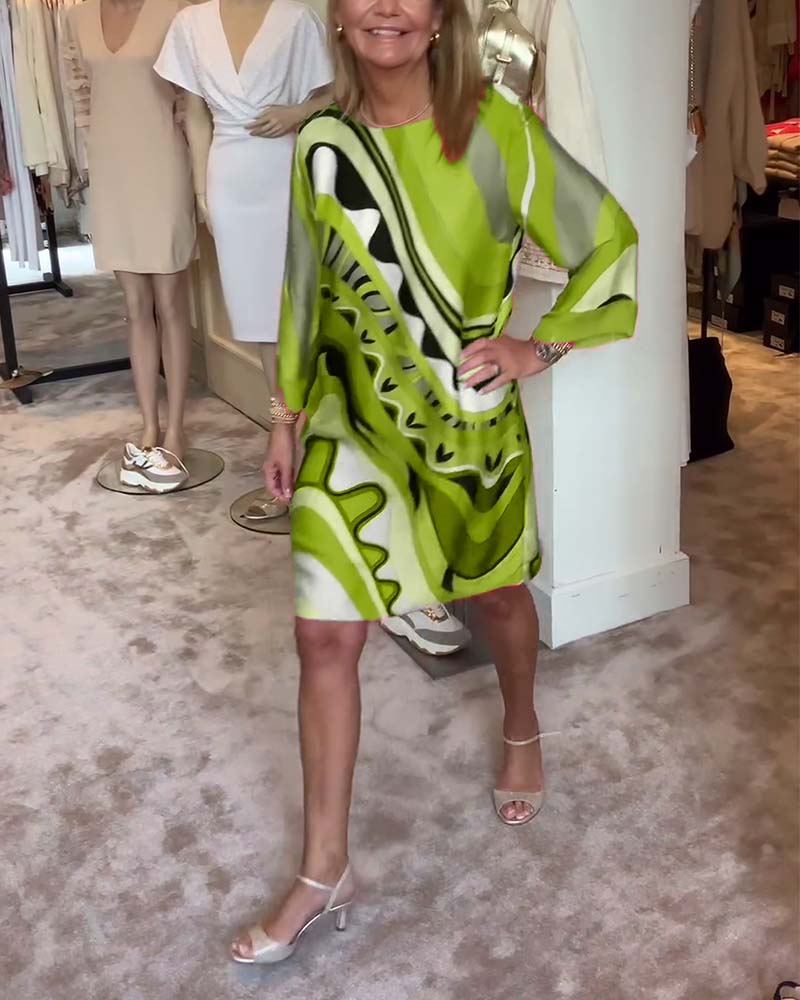 Imelda™ |  Printed Midi Dress