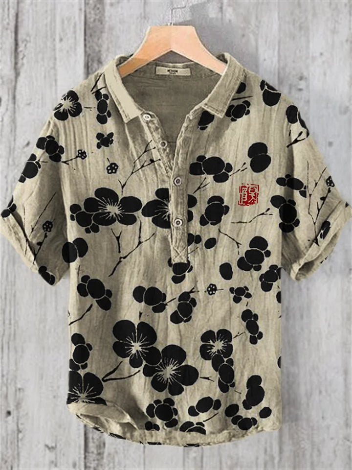 Sakura Serenity Linen Shirt