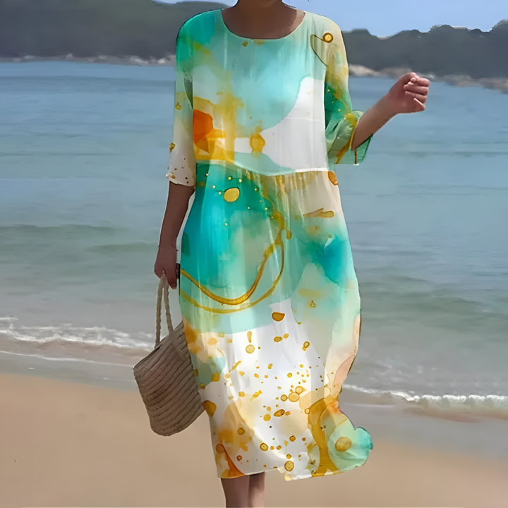 IZZI™ | - Elegant Tummy Covering Dress
