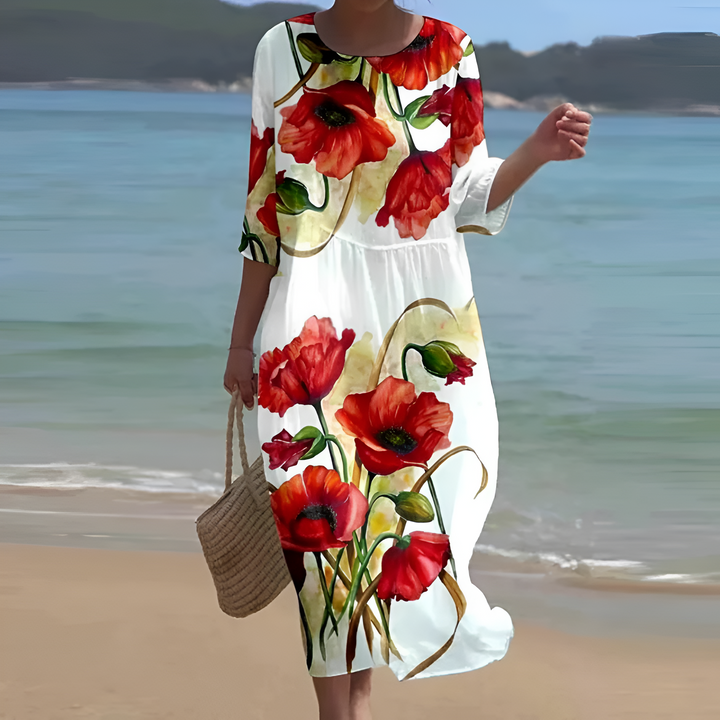 IZZI™ | - Elegant Tummy Covering Dress