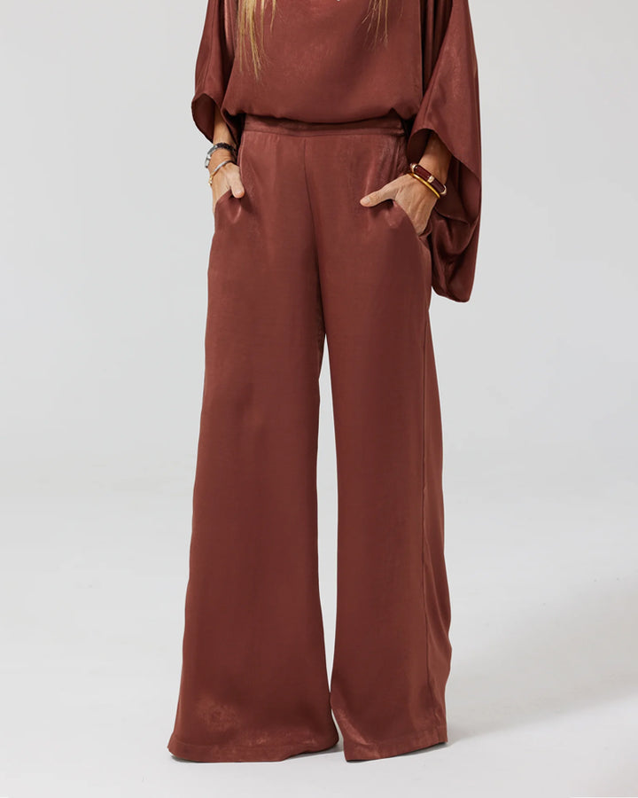 Carly™ | Fashionable Satin Top & Pants Cardigan Four-Piece Set