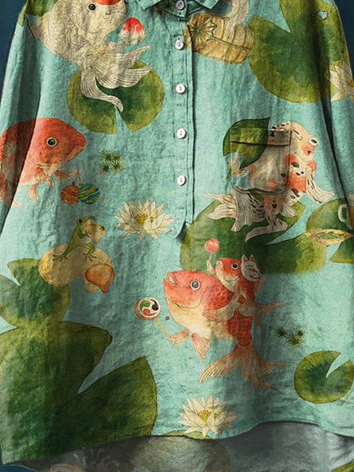 Rosie™ | Fish Art Shirt