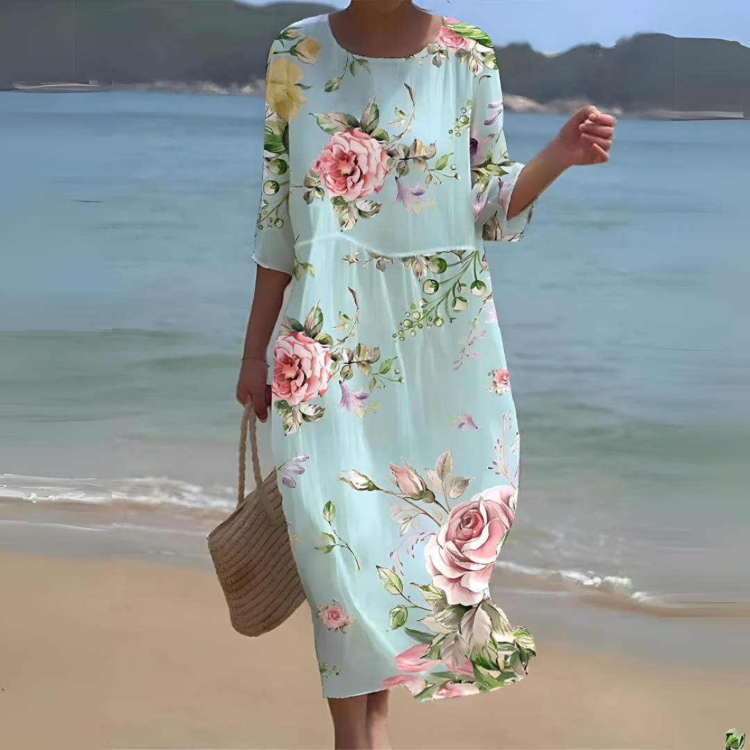 IZZI™ | - Elegant Tummy Covering Dress