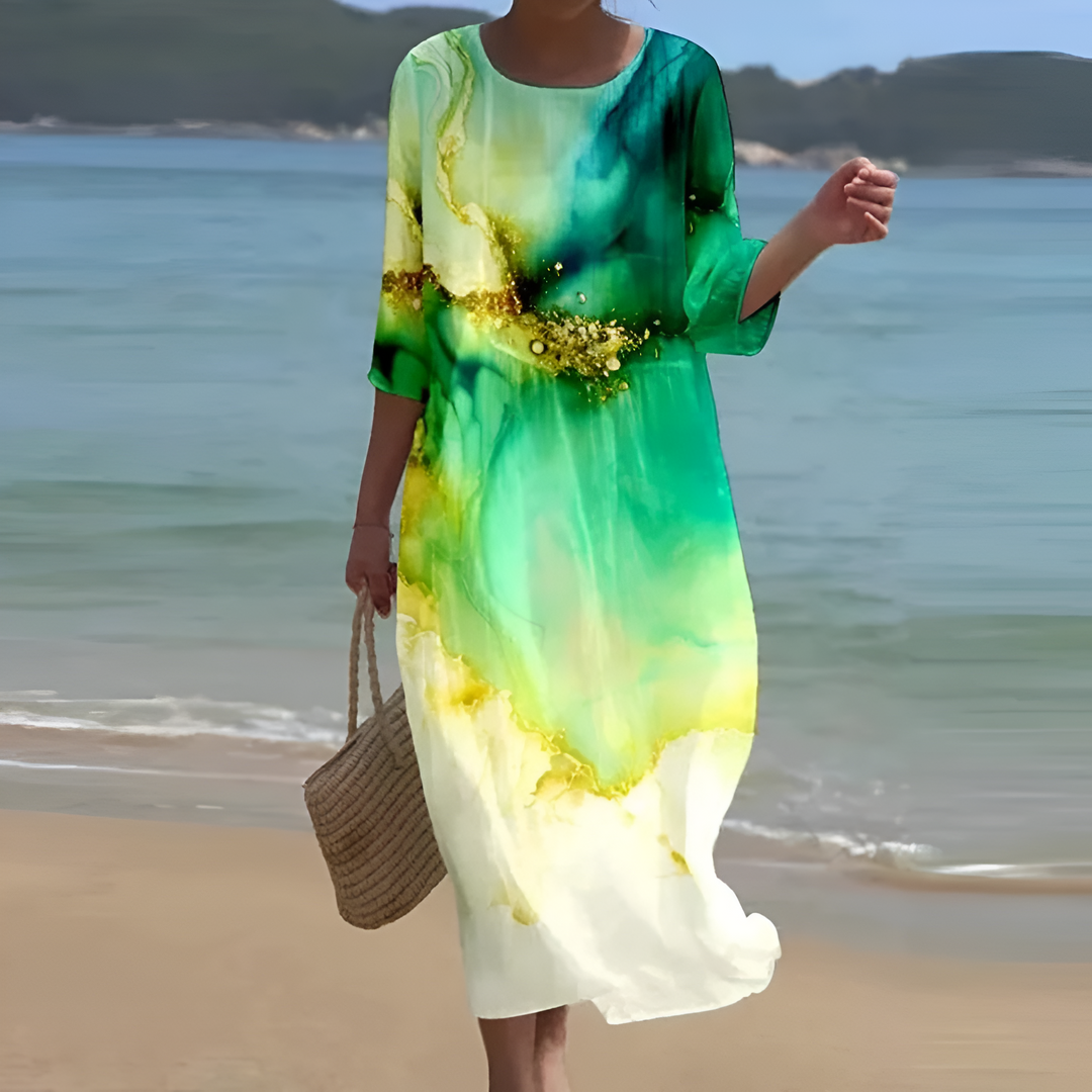 IZZI™ | - Elegant Tummy Covering Dress