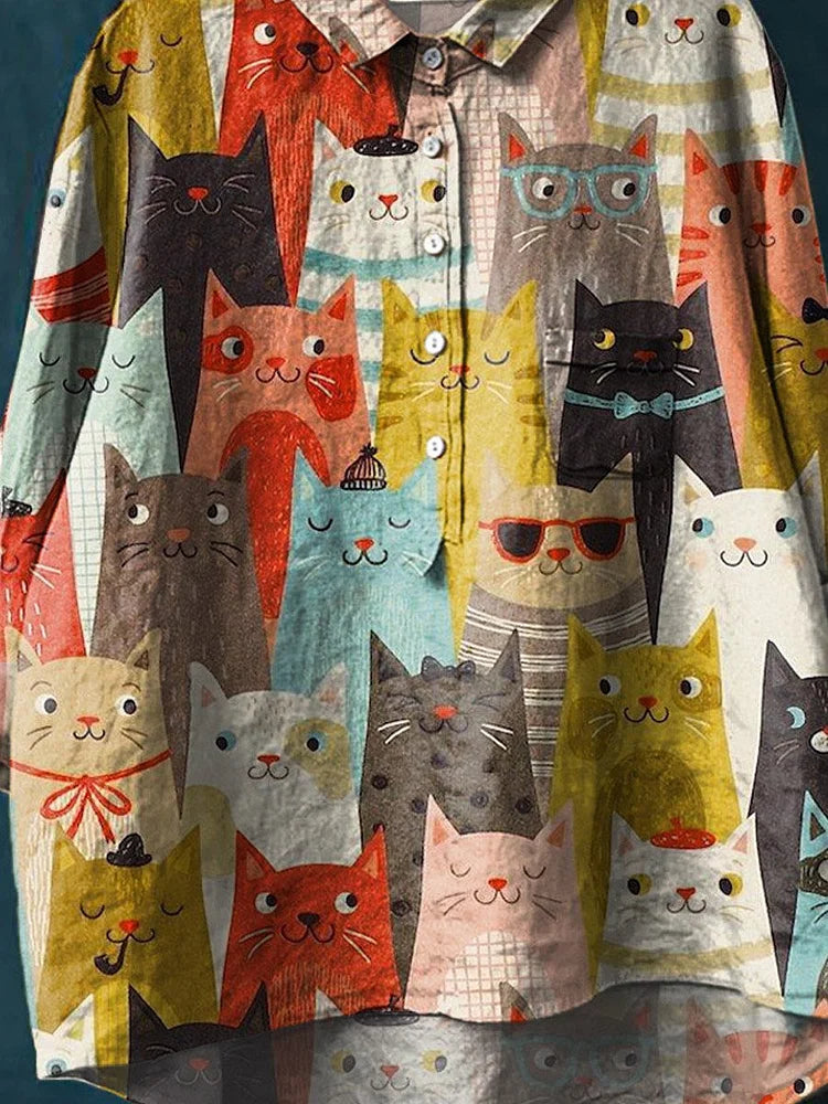 Sheila™ | Cat Art Shirt