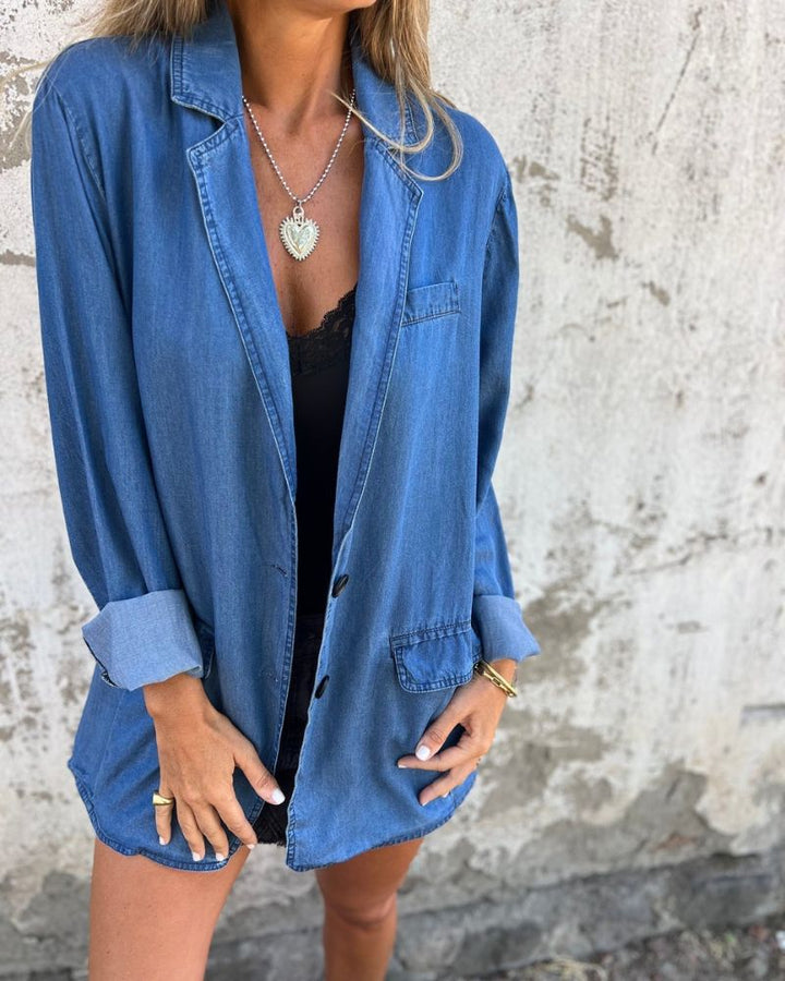 Charlotte | Casual Denim Blazer